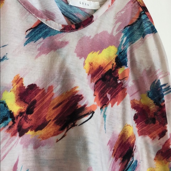 Lush tank top, size L, bright and fun! - Picture 2 of 5